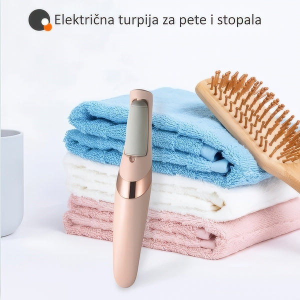 FootCare Max – Profesionalna Električna Turpija za Glatke Pete